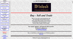 Desktop Screenshot of mcintoshaudio.com